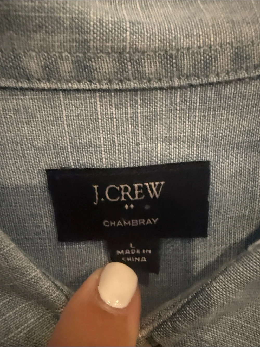 J. Crew Chambray Shirt